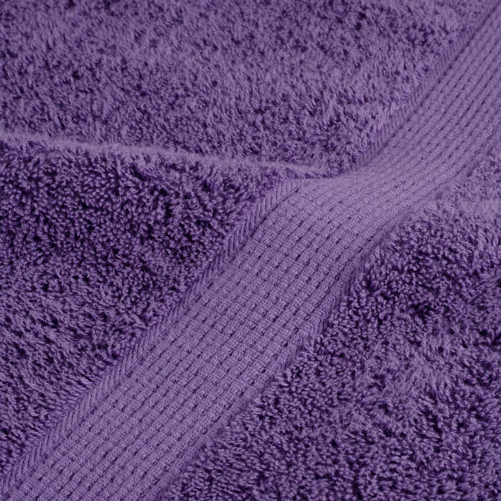 10 db prémium vendégtörölköző SOLUND lila 30 x 50 cm 600 g/m² 7