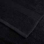 4 db prémium vendégtörölköző SOLUND fekete 30 x 50 cm 600 g/m² 6