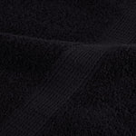 4 db prémium vendégtörölköző SOLUND fekete 30 x 50 cm 600 g/m² 7