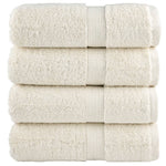 4 db prémium SOLUND mosdótörlő krémszínű 30 x 30 cm 600 g/m²