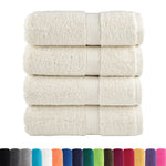 4 db prémium SOLUND mosdótörlő krémszínű 30 x 30 cm 600 g/m² 2