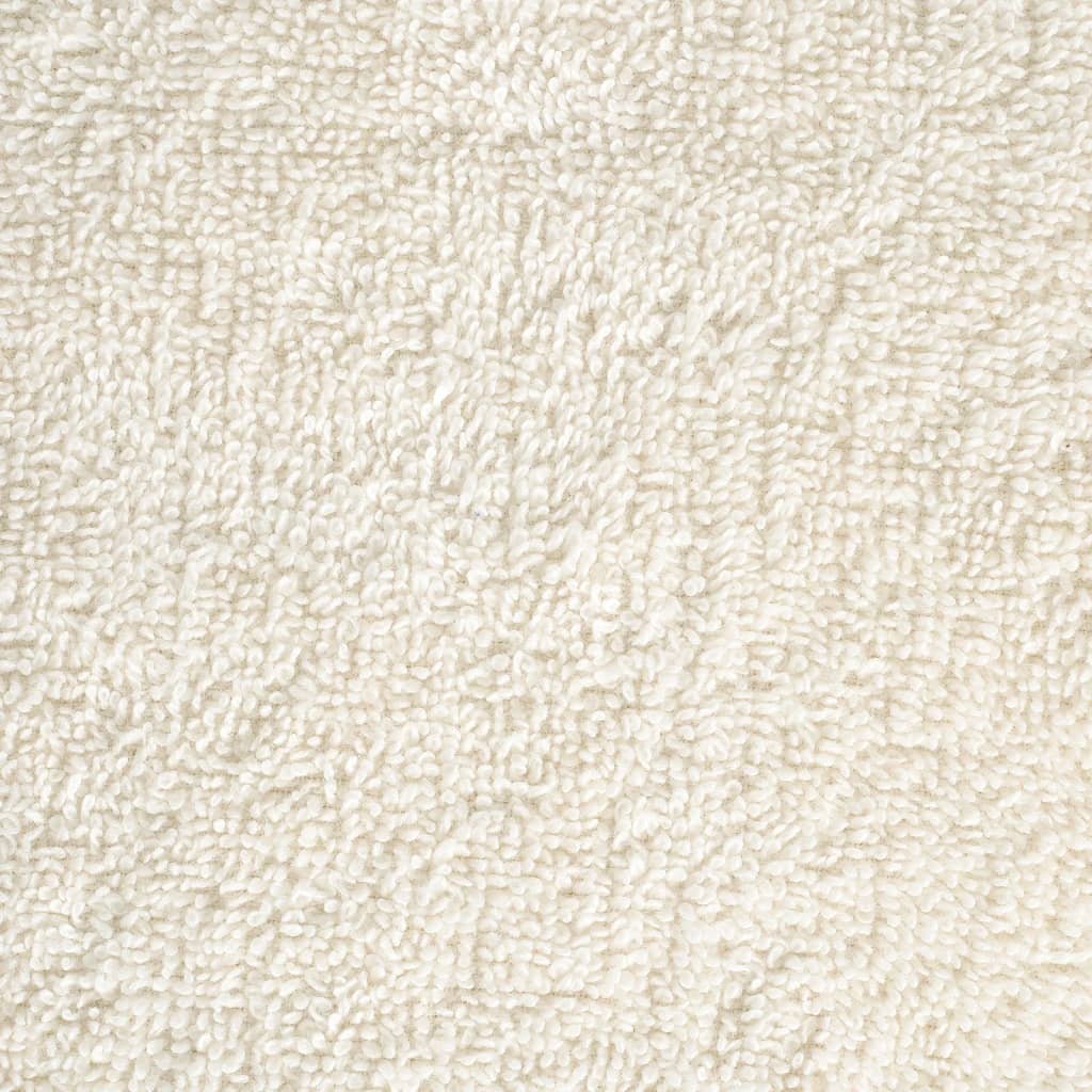 4 db prémium SOLUND mosdótörlő krémszínű 30 x 30 cm 600 g/m² 5
