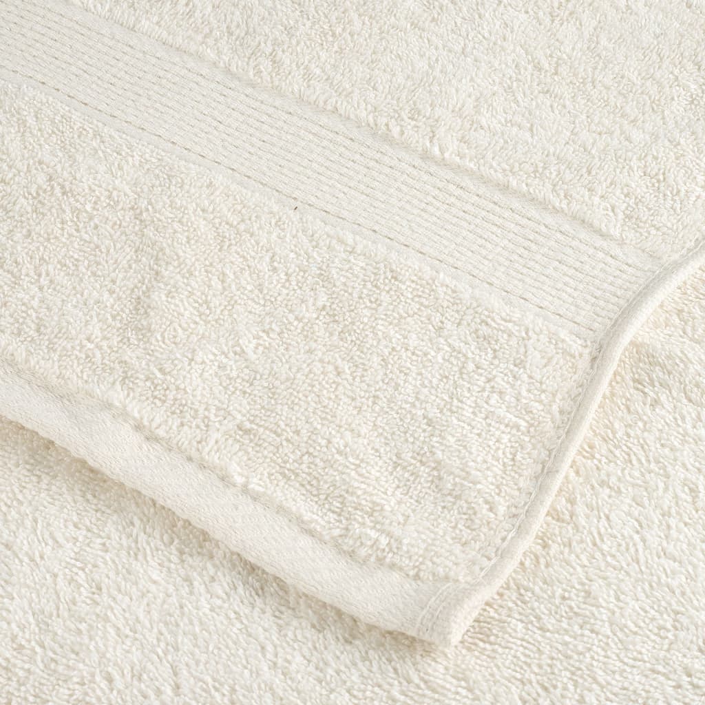 4 db prémium SOLUND mosdótörlő krémszínű 30 x 30 cm 600 g/m² 6