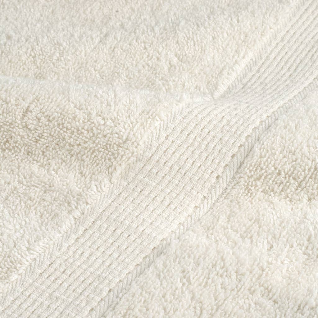 4 db prémium SOLUND mosdótörlő krémszínű 30 x 30 cm 600 g/m² 7
