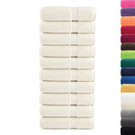Prémium kéztörlő SOLUND 10 db krémszínű 50 x 100 cm 600 g/m² 2
