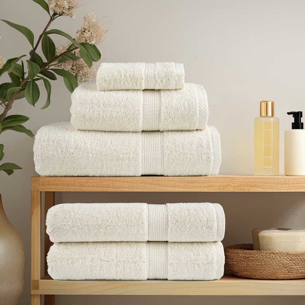 Prémium kéztörlő SOLUND 10 db krémszínű 50 x 100 cm 600 g/m² 3