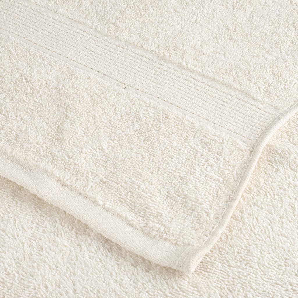 Prémium kéztörlő SOLUND 10 db krémszínű 50 x 100 cm 600 g/m² 6