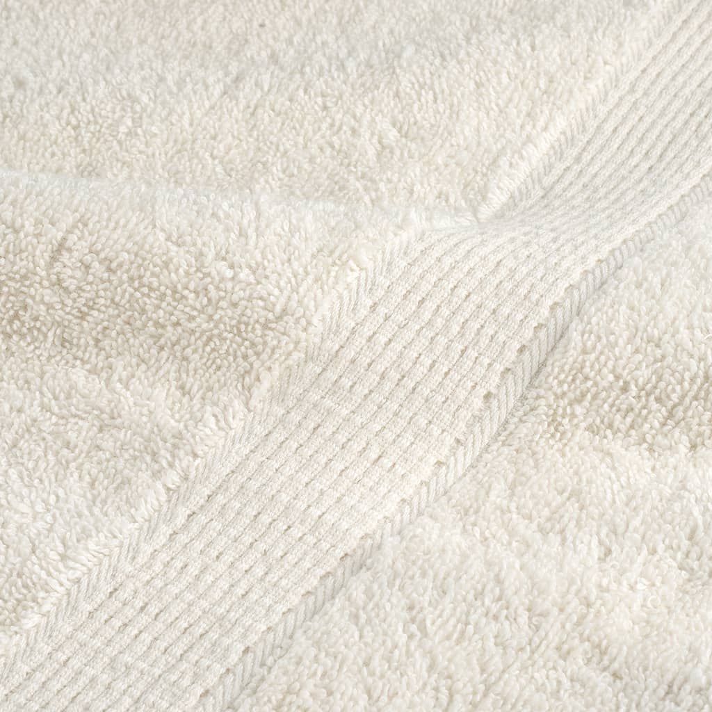 Prémium kéztörlő SOLUND 10 db krémszínű 50 x 100 cm 600 g/m² 7