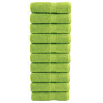 10 db prémium vendégtörölköző SOLUND almazöld 30 x 50 cm 600 g/m²