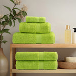 10 db prémium vendégtörölköző SOLUND almazöld 30 x 50 cm 600 g/m² 3