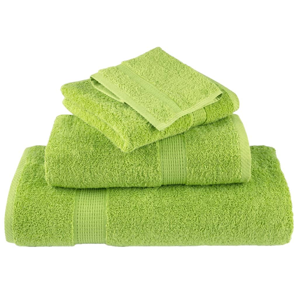 10 db prémium vendégtörölköző SOLUND almazöld 30 x 50 cm 600 g/m² 4