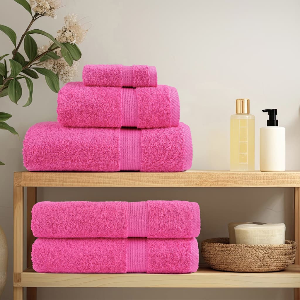 Prémium vendégtörölköző SOLUND 2 db rózsaszín 30 x 50 cm 600 g/m² 3