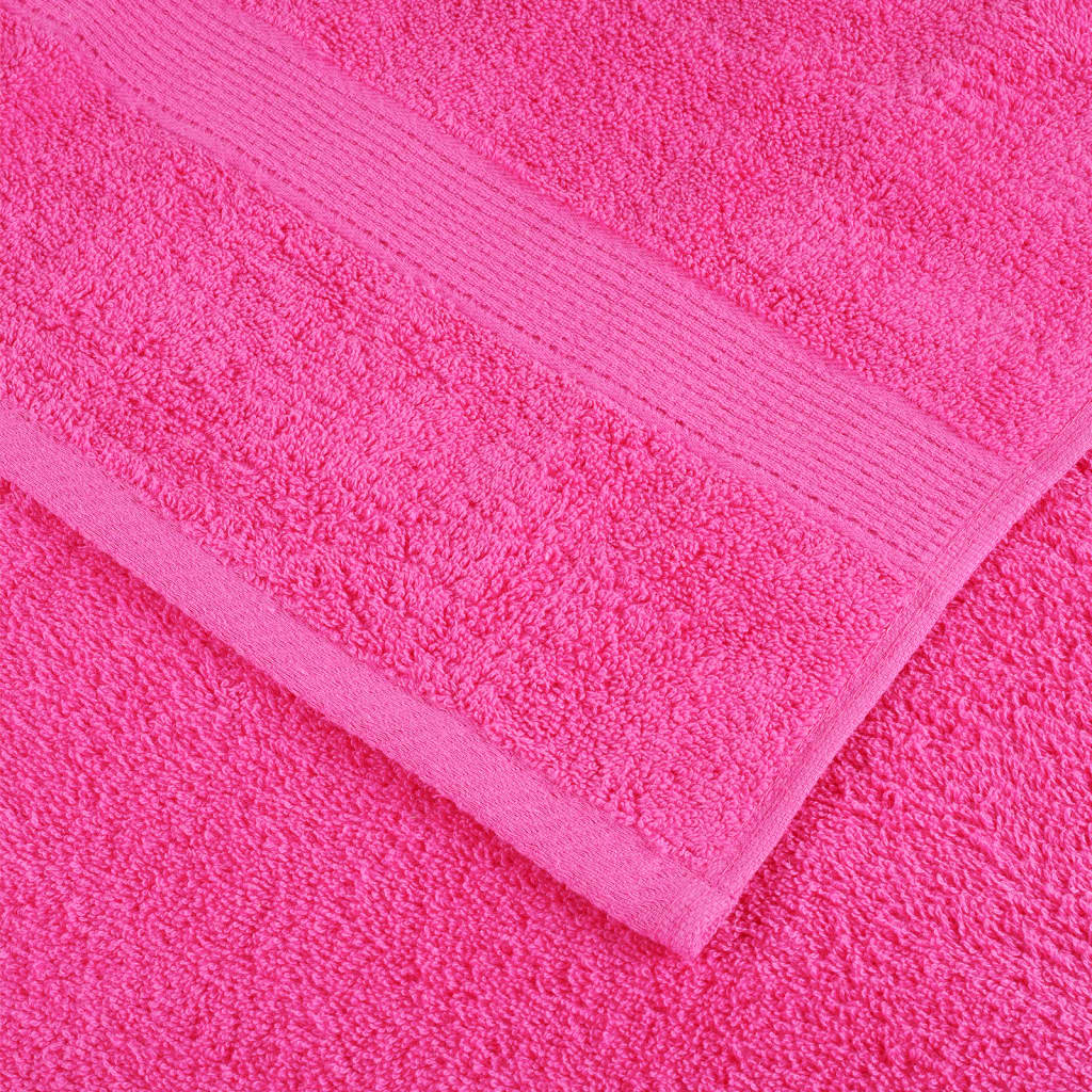 Prémium vendégtörölköző SOLUND 2 db rózsaszín 30 x 50 cm 600 g/m² 7