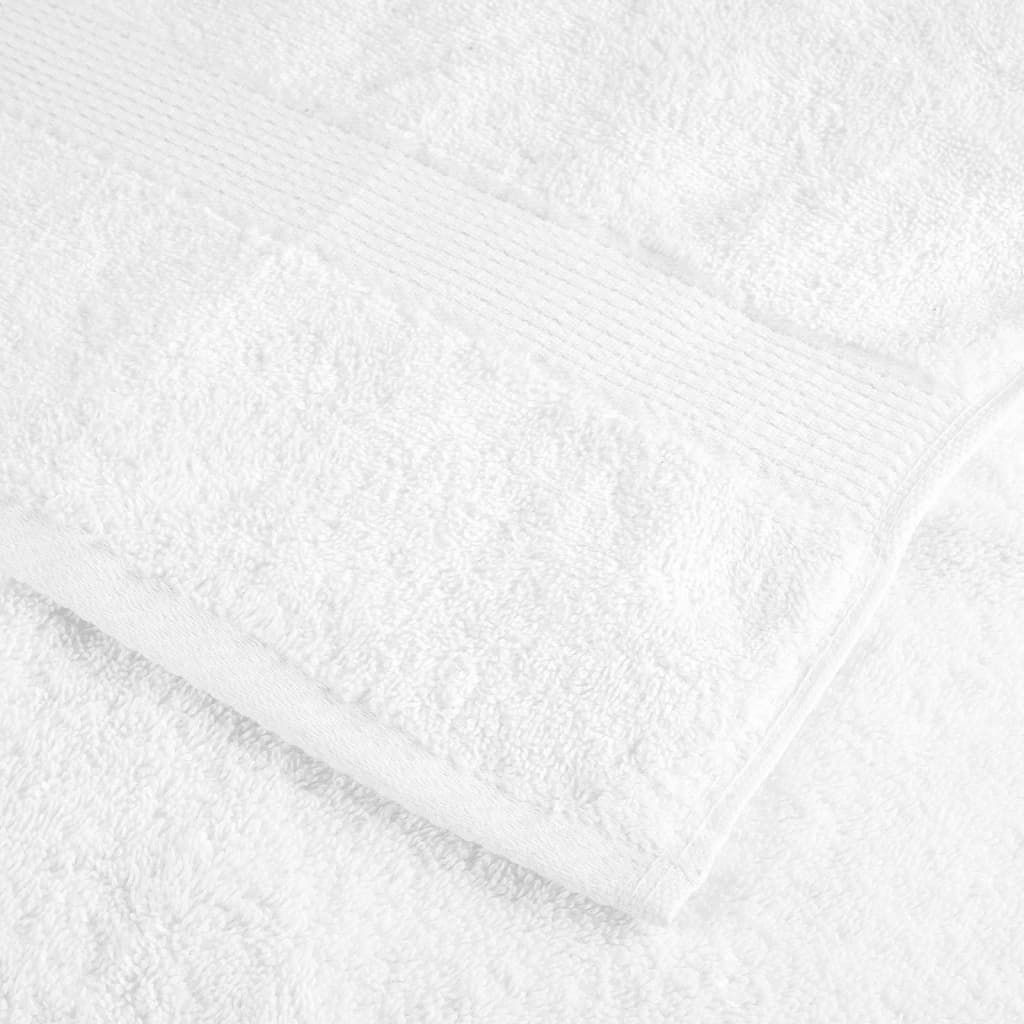 12 db prémium törölközőgarnitúra SOLUND fehér 600 g/m² 5
