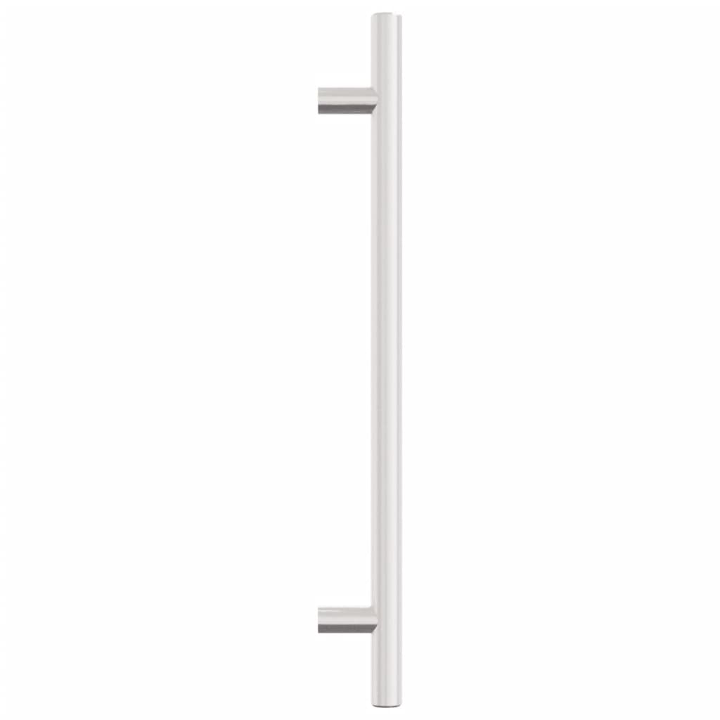 10 db ezüst rozsdamentes acél szekrényfogantyú 192 mm 6