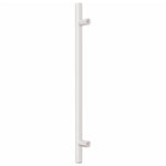 10 db ezüst rozsdamentes acél szekrényfogantyú 192 mm 7