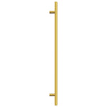 10 db aranyszínű rozsdamentes acél szekrényfogantyú 320 mm 6
