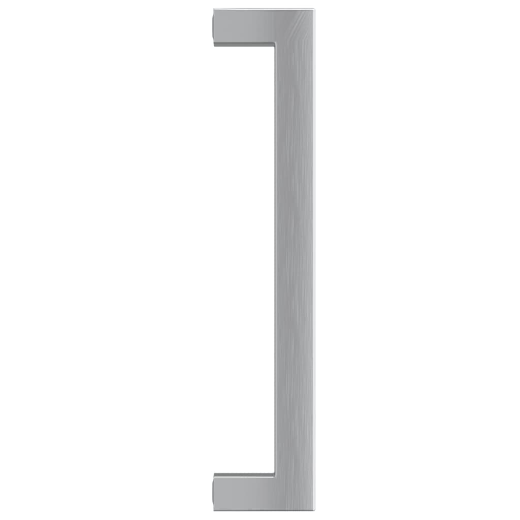 20 db ezüst rozsdamentes acél szekrényfogantyú 160 mm 6