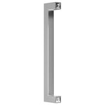 20 db ezüst rozsdamentes acél szekrényfogantyú 160 mm 7