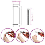 20 db aranyszínű rozsdamentes acél szekrényfogantyú 160 mm 9