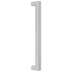 10 db ezüst rozsdamentes acél szekrényfogantyú 192 mm 3