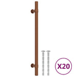 20 db bronz rozsdamentes acél szekrényfogantyú 192 mm 2