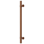 10 db bronz rozsdamentes acél szekrényfogantyú 192 mm 7