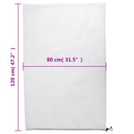 4 db növényvédő huzat zsinórral 70 g/m² 0,8 x 1,2 m 9