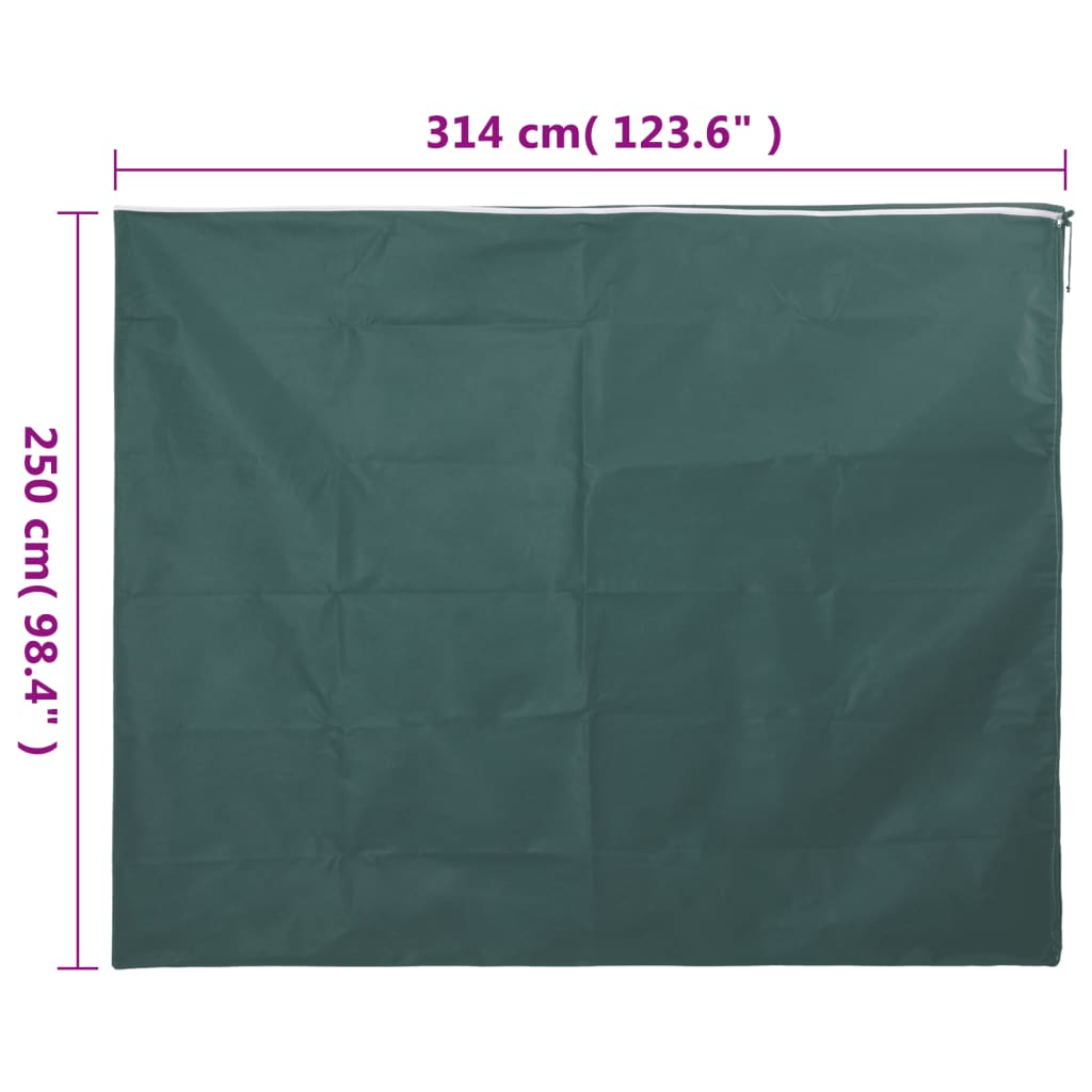Növényvédő huzat cipzárral 70 g/m² 3,14 x 2,5 m 9