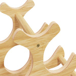 Bambusz bortartó 6 palackhoz 35 x 18 x 25,5 cm 6