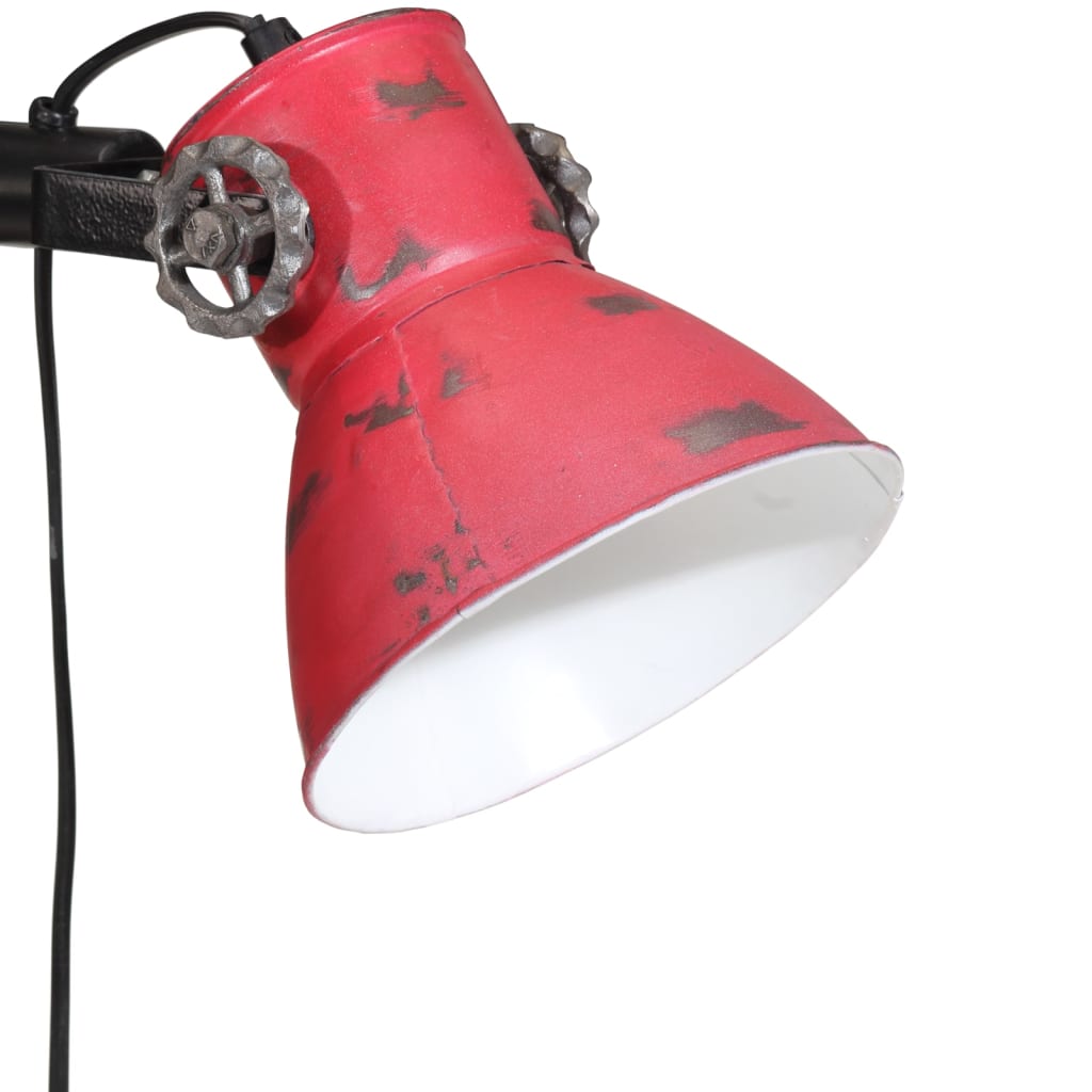 Kopott piros fali lámpa 25 W 25x25x90/140 cm E27 5