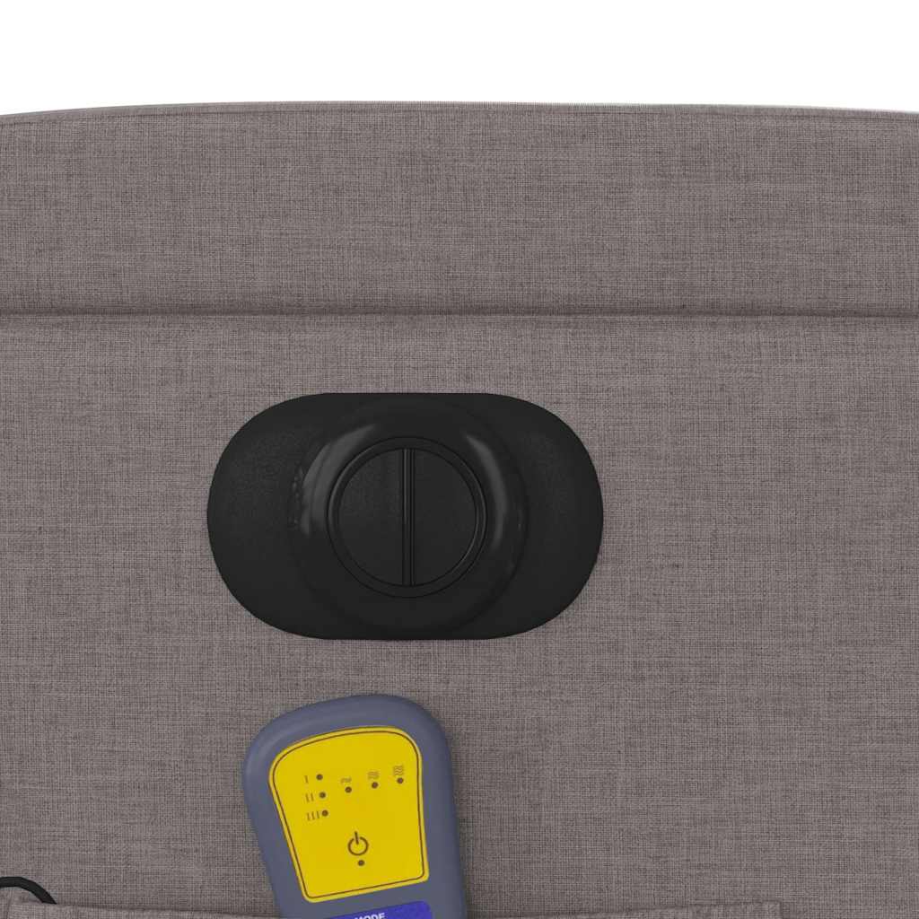Tópszínű szövet elektromos dönthető masszázsfotel 12