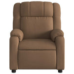 Barna szövet dönthető elektromos masszázsfotel 9