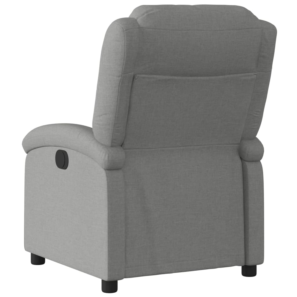 Sötétszürke szövet relaxfotel 3