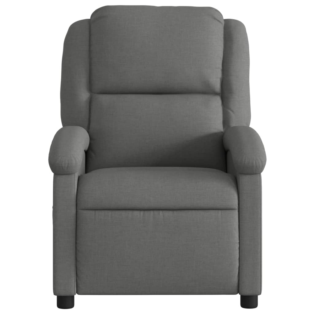 Sötétszürke szövet relaxfotel 6