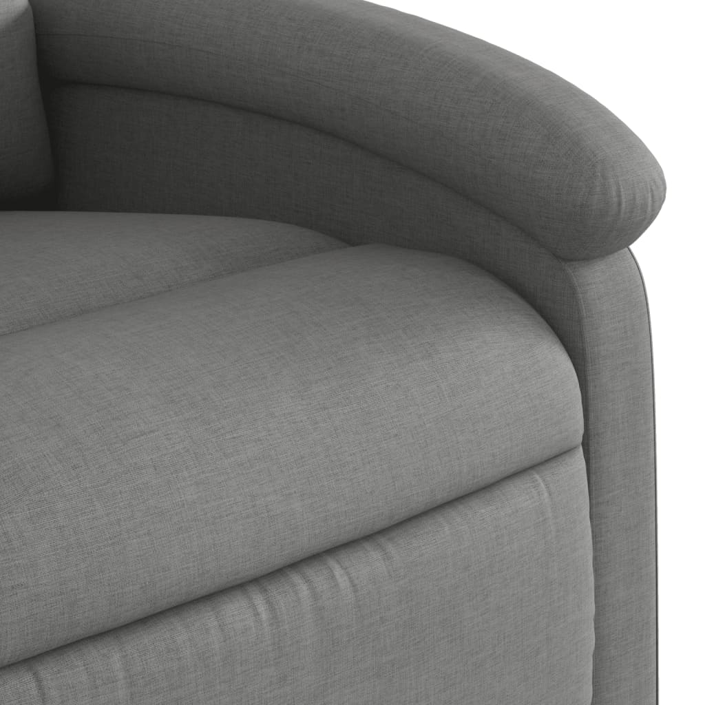 Sötétszürke szövet relaxfotel 8