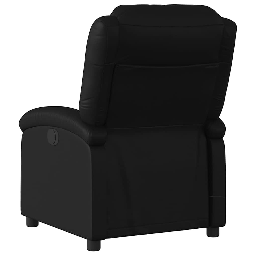 Fekete műbőr masszázsfotel 4