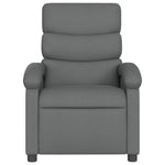 Sötétszürke szövet relaxfotel 3