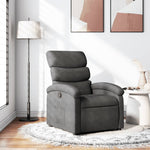 Sötétszürke szövet relaxfotel