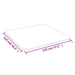 PVC lábtörlő laminált padlóhoz vagy szőnyeghez 120 x 115 cm 6