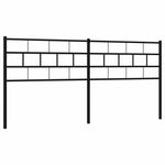Fekete fém csere fejtámla 200 cm 5