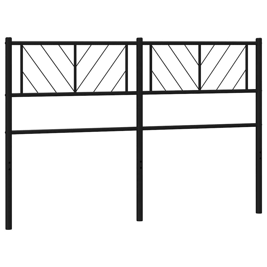 Fekete fém csere fejtámla 150 cm 2