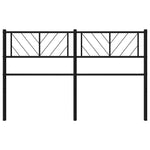 Fekete fém csere fejtámla 150 cm 4