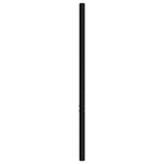Fekete fém csere fejtámla 150 cm 5