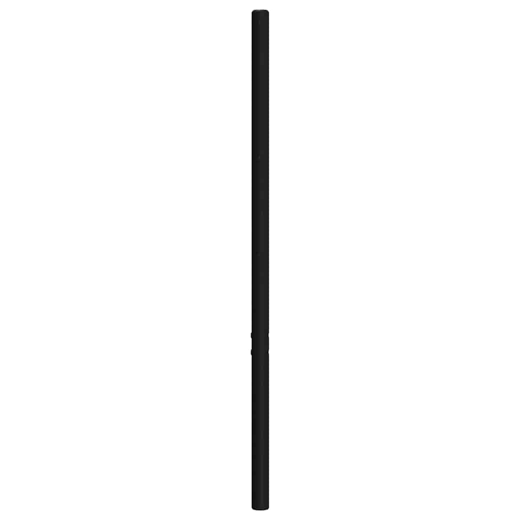 Fekete fém csere fejtámla 150 cm 5