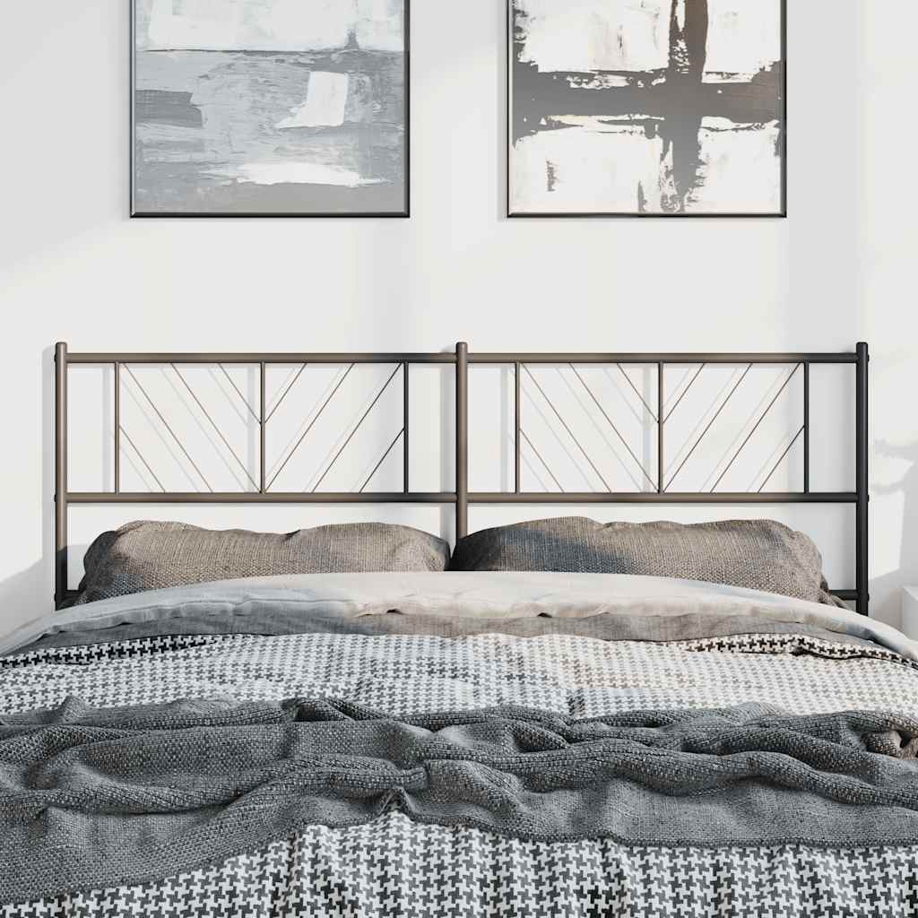 Fekete fém csere fejtámla 150 cm