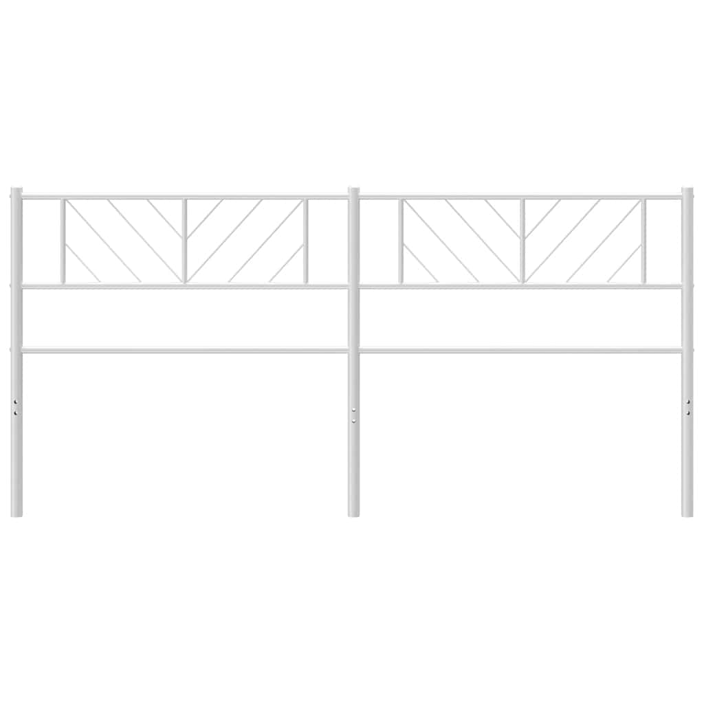Fehér fém csere fejtámla 180 cm 4
