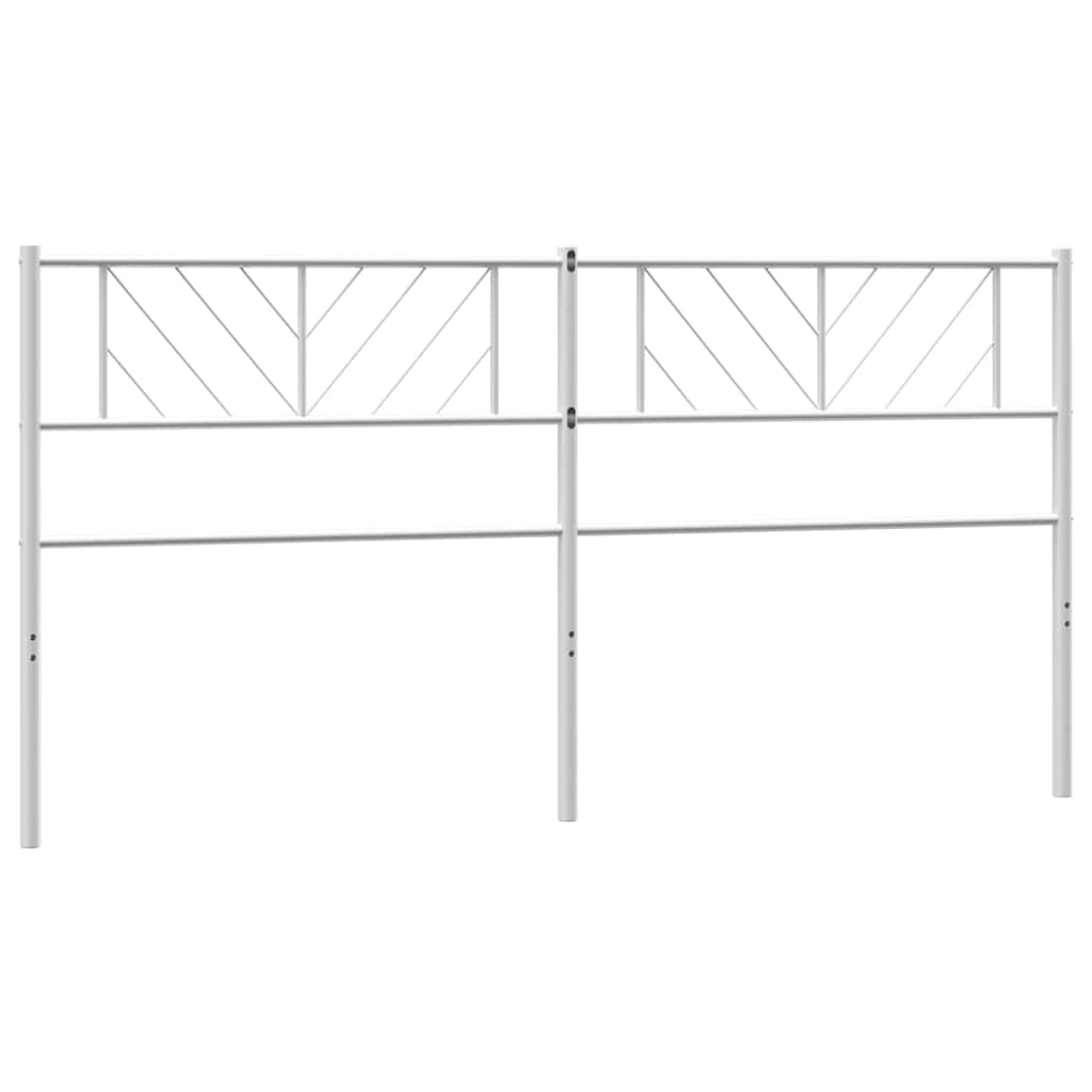Fehér fém csere fejtámla 180 cm 6