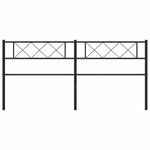 Fekete fém csere fejtámla 193 cm 4