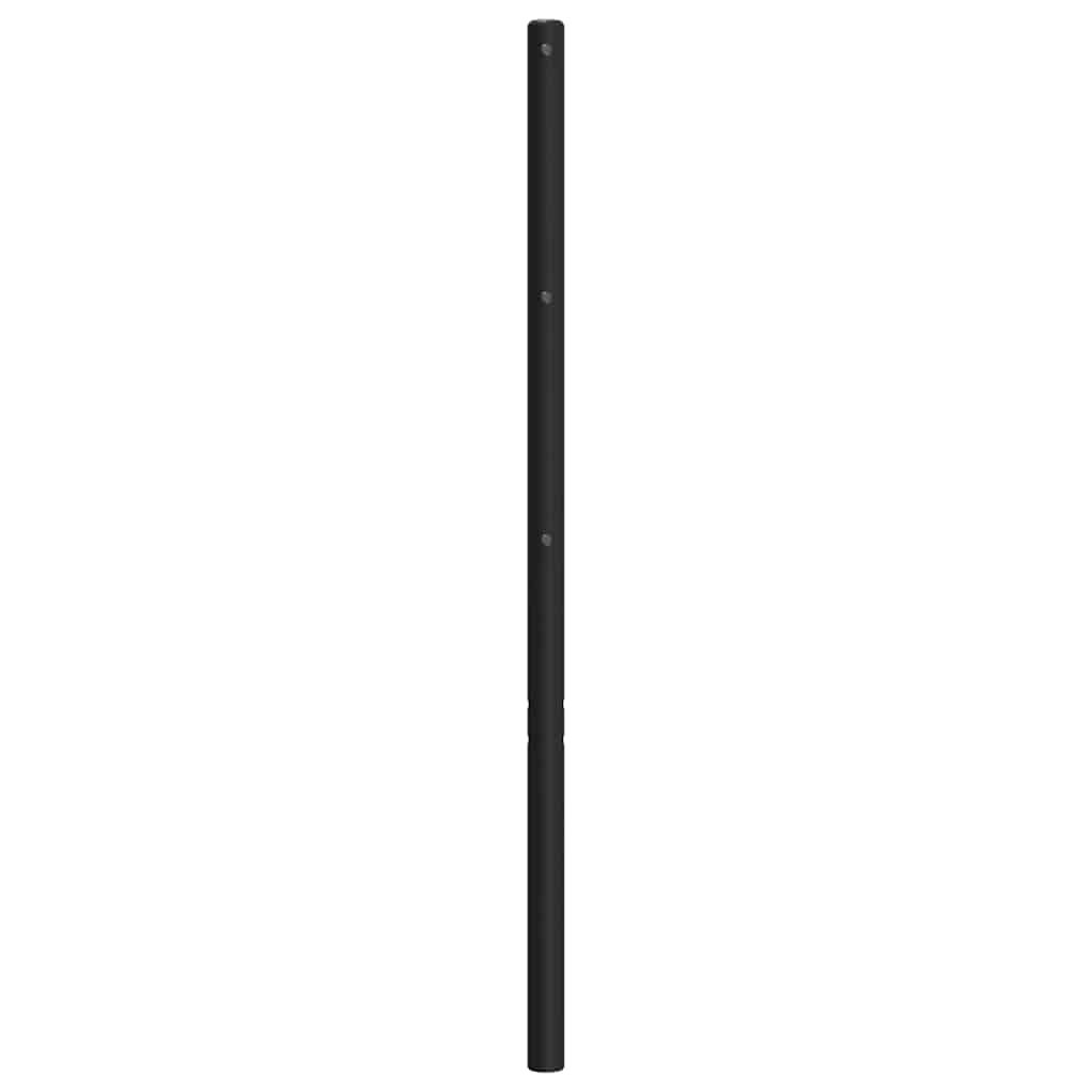 Fekete fém csere fejtámla 193 cm 5